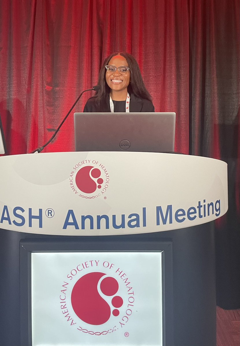 ASH MMSAP awardee & @MeharryMedical med student @ChoupaSacha is truly phenomenal! Her study of pregnancy-related VTE in #sicklecell is practice-changing. #Sicklecell is a high-risk thrombophilia in pregnancy—> consider prophylaxis! #HemeDreamTeam @ASH_hematology
