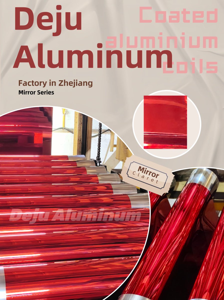 Mirror coatings are widely used in interior decoration, like shopping mall, store, and other places.
Welcome to contact with us with any other demands.
#dejualuminum & #factory of #coatedaluminum
 #acp #aluminumcompositepanel  #aluminiumceiling #aluminiumfacade #aluminumshutter