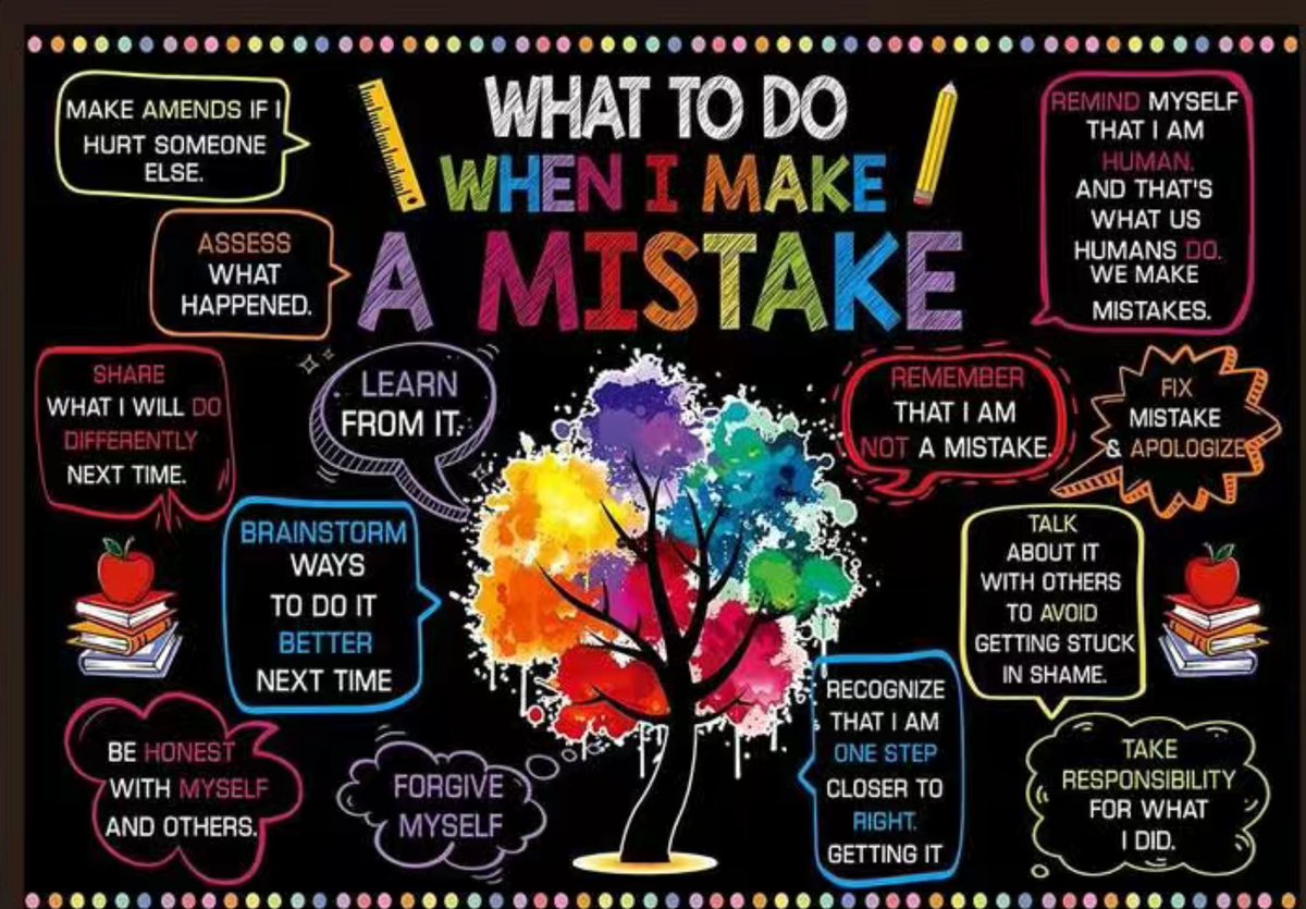 Mistakes = growth