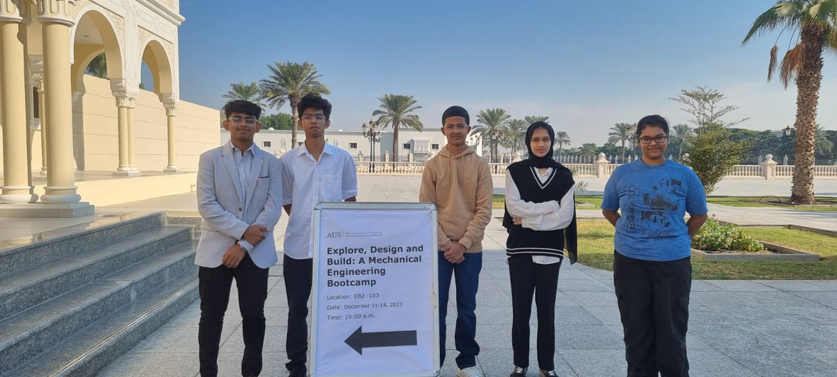 NMS Career Guidance (@nmscareerguide) on Twitter photo "Internships are a bridge between classroom learning and the real-world application of knowledge" A few of our engineering aspirants of Grade 11 at the Engineering Bootcamp organized by <a href="/AUSharjah/">American University of Sharjah</a> . <a href="/Fatima_Martin/">Fatima Martin</a> <a href="/TeresaRusten/">Teresa Rusten</a> <a href="/Samudrika_A/">Samudrika Armstead</a> <a href="/gemsnms_alkhail/">GEMS NMS Alkhail</a> "Internships are a bridge between classroom learning and the real-world application of knowledge" A few of our engineering aspirants of Grade 11 at the Engineering Bootcamp organized by <a href="/AUSharjah/">American University of Sharjah</a> . <a href="/Fatima_Martin/">Fatima Martin</a> <a href="/TeresaRusten/">Teresa Rusten</a> <a href="/Samudrika_A/">Samudrika Armstead</a> <a href="/gemsnms_alkhail/">GEMS NMS Alkhail</a>