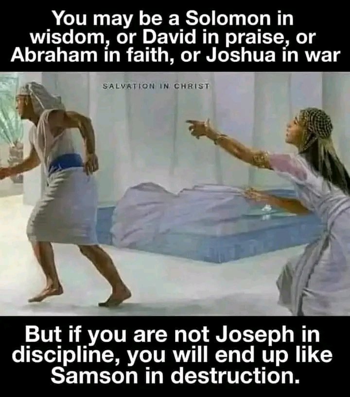 ARE YOU TRULY JOSEPH IN DISCIPLINE?
#SalvationInChrist