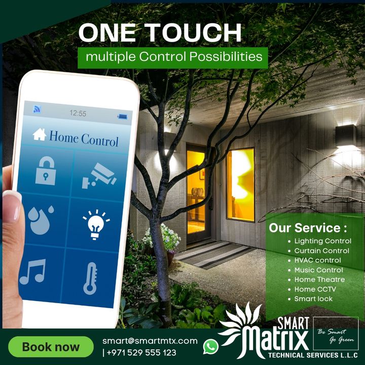 Looking for SMART HOME AUTOMATION Installation and Service in #Dubai#UAE Please contact smart@smartmtx.com or 00971 529 555 123
#services #service #install #Homeautoamtion #cctv
#Automation #Lighting #controlsystem