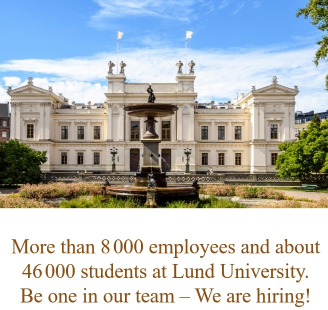 Wanted! An up-and-coming researcher who wants to conduct pioneering research to take up a position as associate senior lecturer at the Faculty of Social Sciences, Lund University. lu.varbi.com/en/what:job/jo…