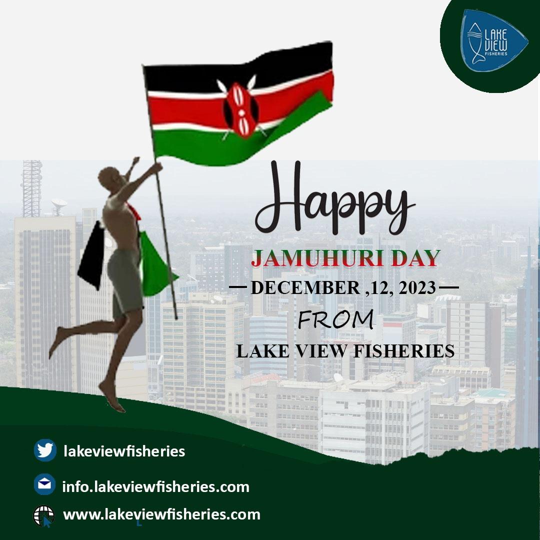 Joining kenyans as we  celebrate 60 years since independence. #jamuhuriday #lakeviewfisheries