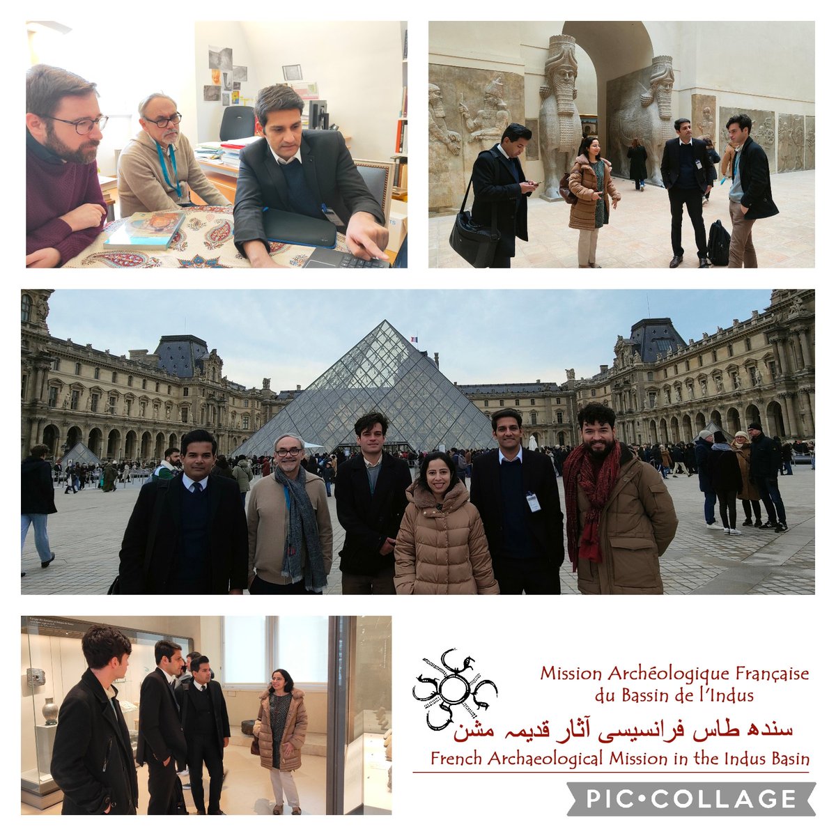 🇫🇷🤝🇵🇰 Many thanks to the @MuseeLouvre #AntiquitésOrientales for this immersive visit and exchange on research and cooperation  with Saqib Raza from @DOAMKP and to the team of @PakinFrance for joining us around the #Indus artefacts 🏛️
#MAFBI @PC_Arscan @CampusFrance @FranceinPak