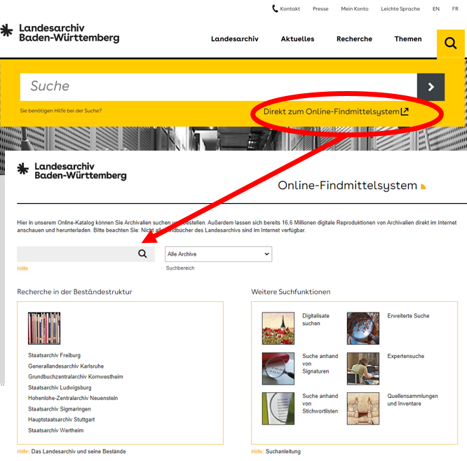 Seit letzter Woche sind über 11.000 neue #Datensätze zu historischen Grundbuchunterlagen online und im Online-Findmittelsystem des #LandesarchivBW bequem von zuhause recherchierbar.

Mehr Informationen dazu unter landesarchiv-bw.de/de/aktuelles/n…