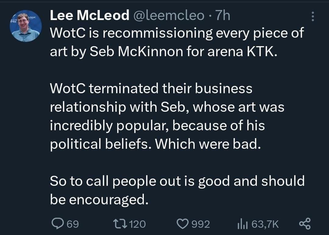 Conta951's tweet photo. Absurd. My favorite artist of #mtg panorama and probably one of the best out there in the game. So sad #SebMcKinnon https://t.co/La5aR9FRRJ