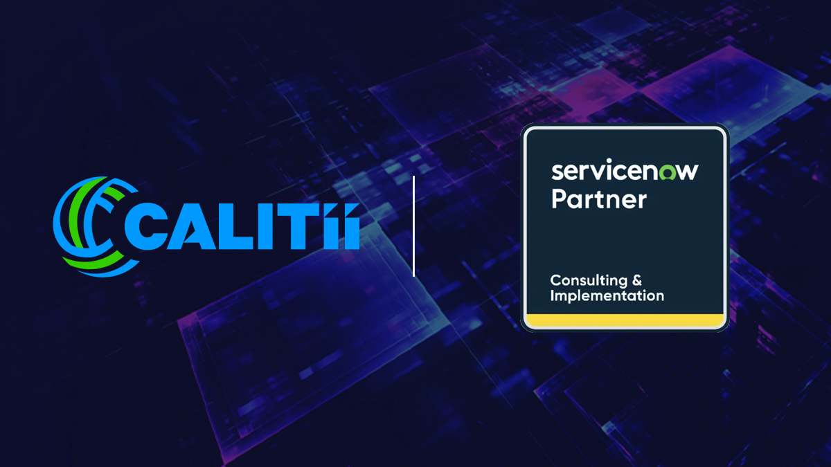 ItsCalitii's tweet photo. Calitii joins the ServiceNow Partner Program as a Consulting and Implementation Partner. The recognition reflects Calitii’s commitment to providing transformative workflows and unrivalled observability at scale.
https://t.co/kncPU3kdrl
#ServiceNow #Observability #tech https://t.co/VRJGDADN8m