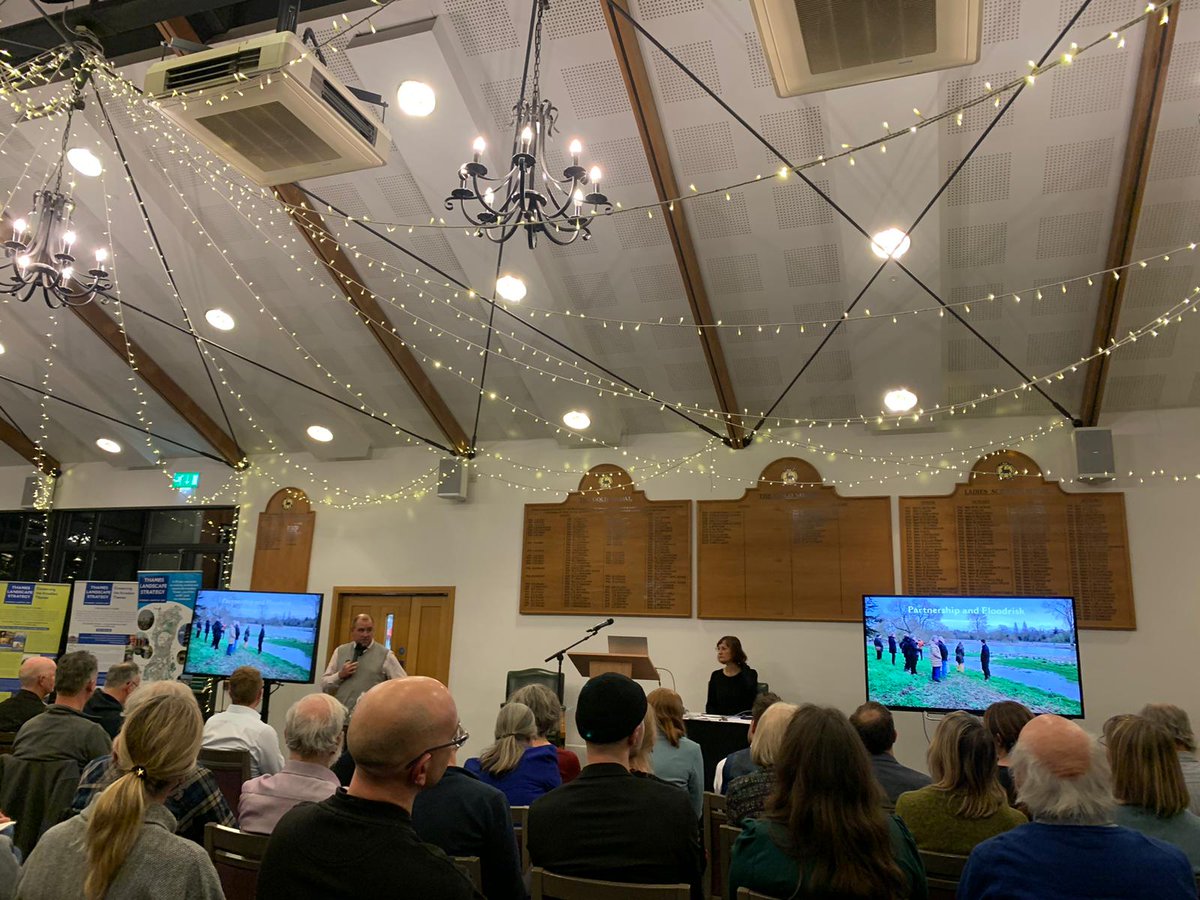 🏞️✨Great to see some of our catchment partners at @ThamesLandscape's Annual Meeting to celebrate all the great work they do and listen to some fantastic speakers!