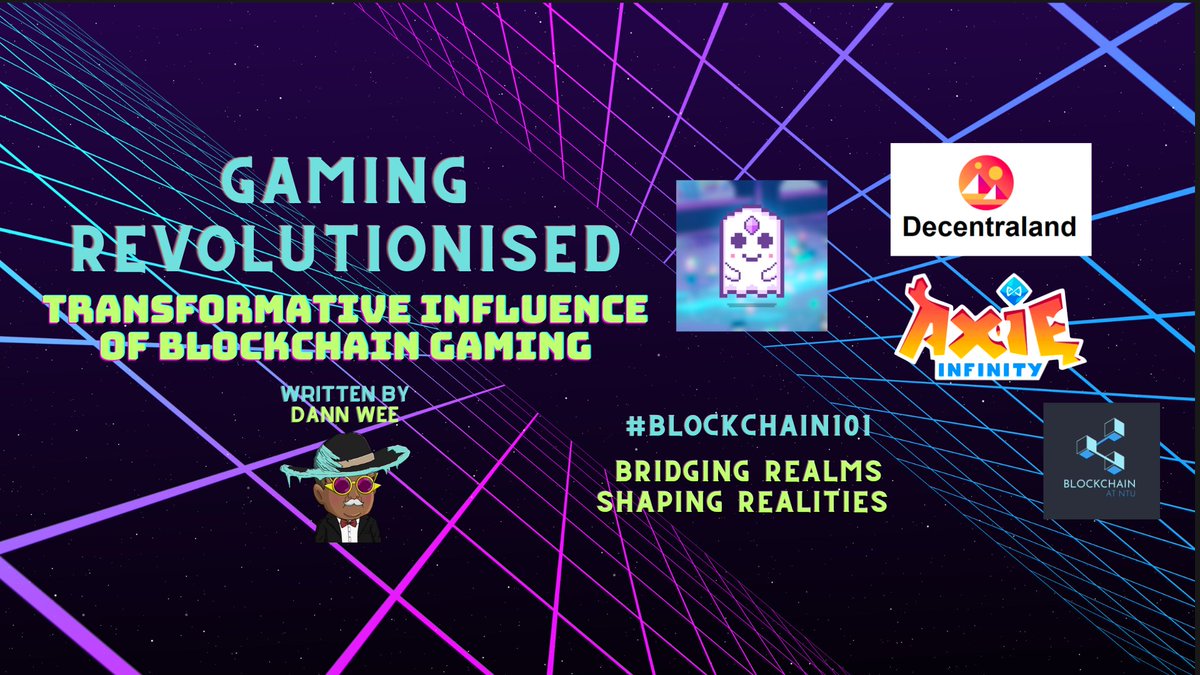 Blockchain at NTU (@ntublockchain) on Twitter photo GM GM !! 🚀😍☀️
THIS IS OUR LAST WEEK FOR OUR BLOCKCHAIN 101 SERIES !! 🎉🔥
We have just released our Blockchain 101 Article #19 - “Gaming Revolutionised: Transformative Influence of Blockchain Gaming” 🎮👾
🤓 Read More at: paragraph.xyz/@ntublockchain…
✍🏼 Written by: <a href="/dannweeeee/">based dann</a> GM GM !! 🚀😍☀️
THIS IS OUR LAST WEEK FOR OUR BLOCKCHAIN 101 SERIES !! 🎉🔥
We have just released our Blockchain 101 Article #19 - “Gaming Revolutionised: Transformative Influence of Blockchain Gaming” 🎮👾
🤓 Read More at: paragraph.xyz/@ntublockchain…
✍🏼 Written by: <a href="/dannweeeee/">based dann</a>