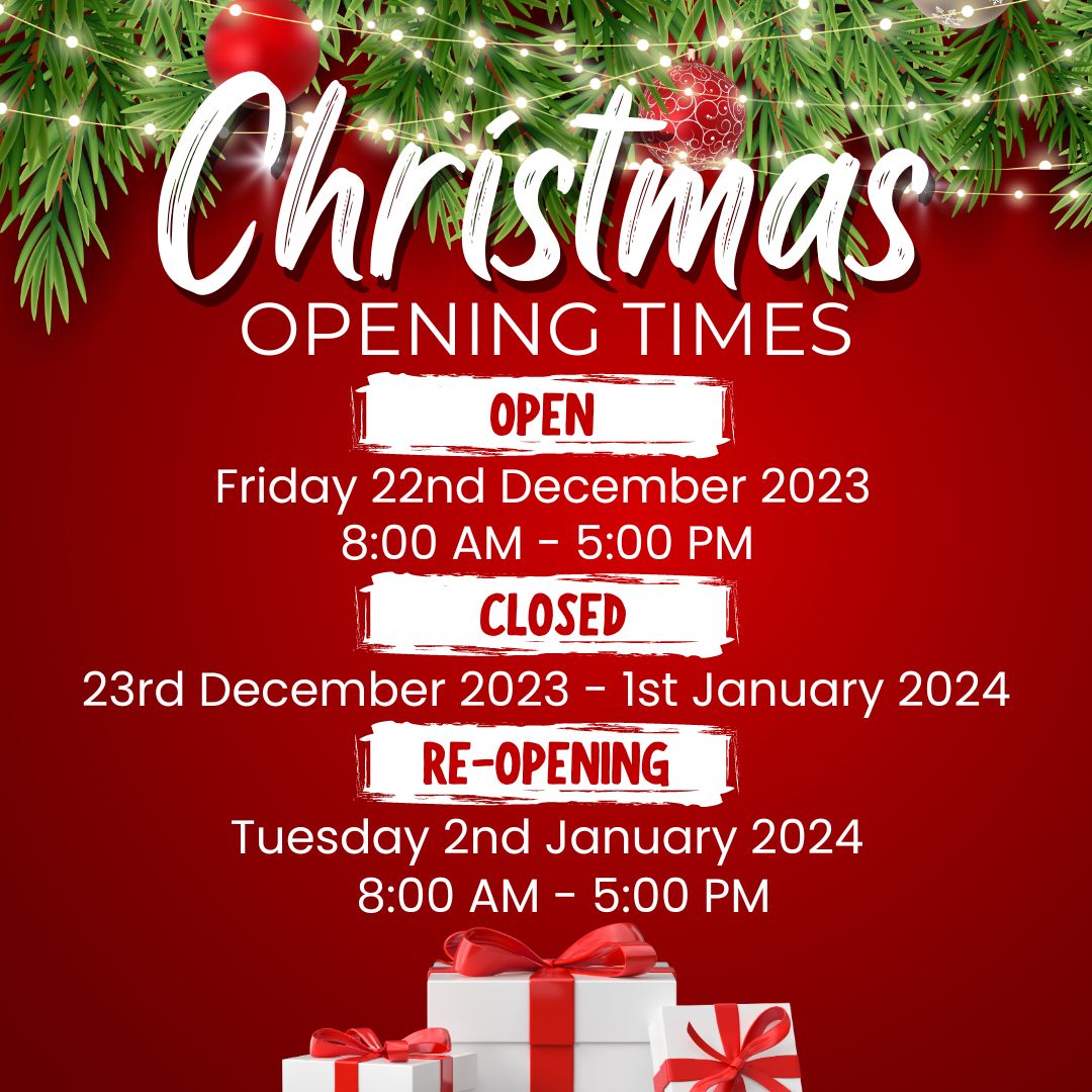RSSkips's tweet image. 🎄 Our Christmas Opening Times Are 🎄

🎁Open: Friday 22nd December: 8:00 AM – 5:00 PM
🎁Closed: Saturday 23rd December - Monday 1st January: 
🎁Re-Opening: Tuesday 2nd January: 8:00 AM - 5:00 PM

We would like to wish all our lovely customers a Merry Christmas🎄