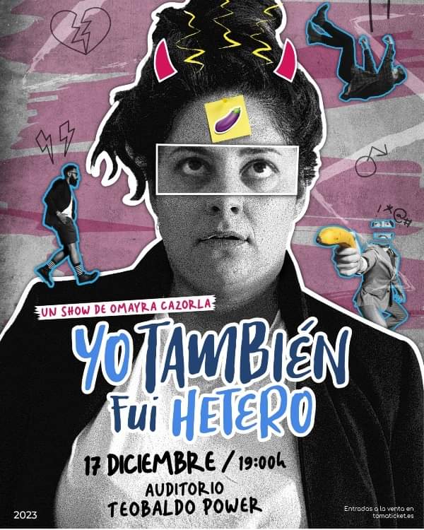 🎭 "Yo también fui hetero", un show de la humorista canaria, Omayra Cazorla.

📆 17 de diciembre a las 19:00h 

📍Auditorio Teobaldo Power 

🎟️ Entradas disponibles 👉: tomaticket.es/es-es/entradas…

#LaOrotava #Cultura #OmayraCazorla
<a href="/Visit_LaOrotava/">Visit La Orotava</a> <a href="/cittaslow_intl/">Cittaslow International</a>
