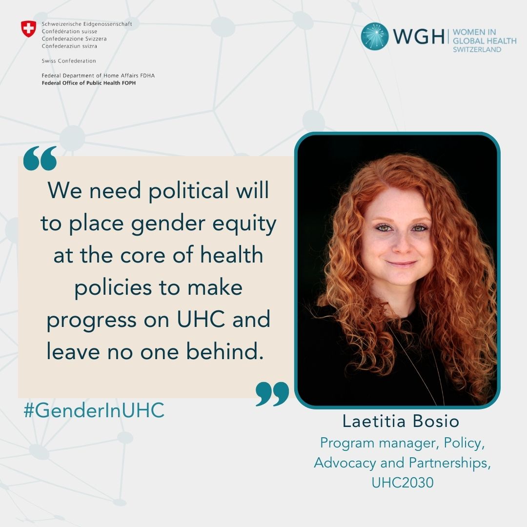Universal Health Coverage is the need of the hour and gender equity must be placed at its centre to achieve #HealthForAll objectives. 

Read our policy brief here: drive.google.com/file/d/1BqyEVy…

#GenderInUHC #UHCDay
