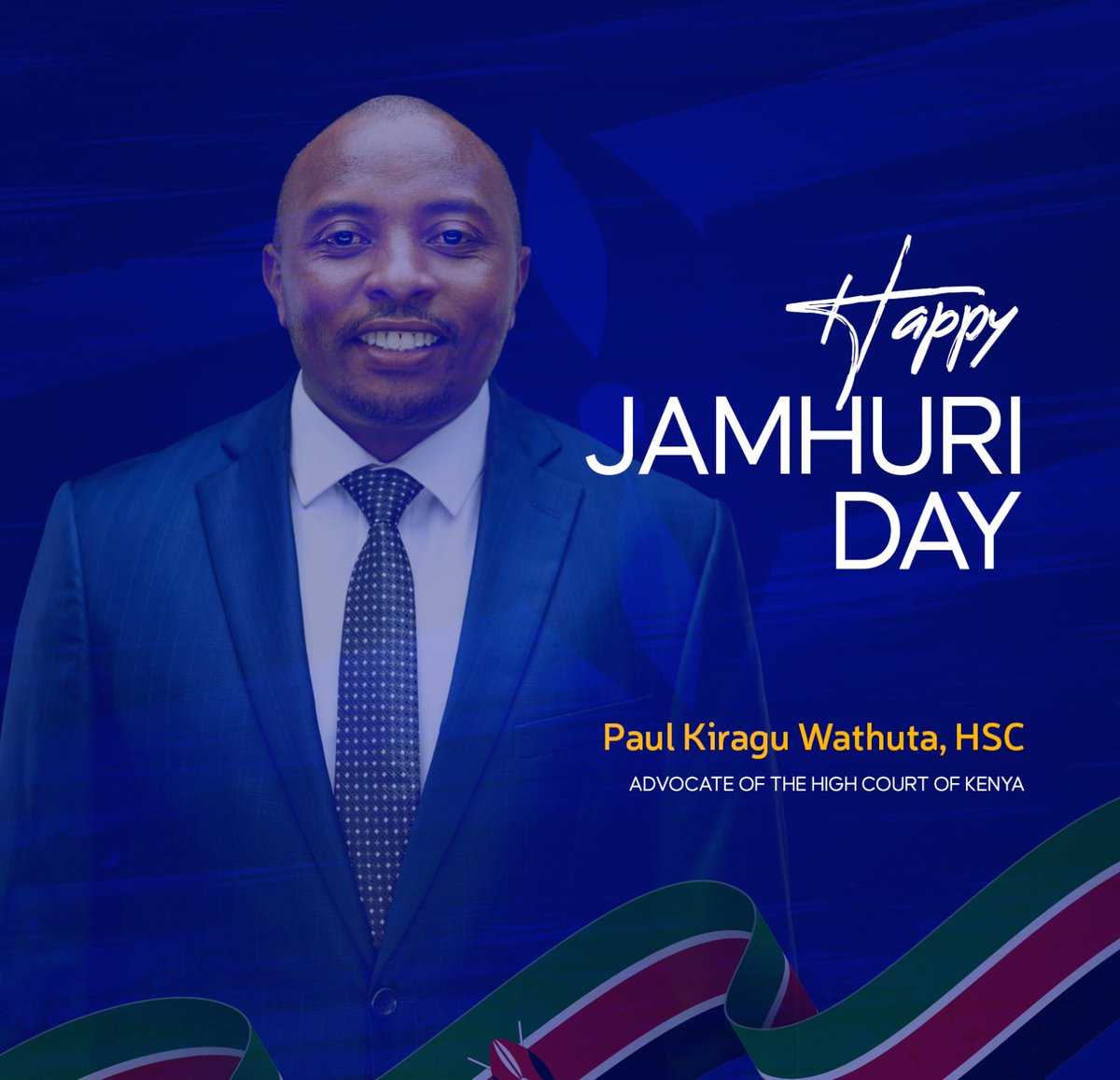 60 years ago today Kenya attained independence. Our forefathers sacrificed their lives so that we can be free. As we celebrate this special day,I want to recognize the special work our lawyers have been doing to ensure the rule of law prevails. You're my heroes today.#JamhuriDay