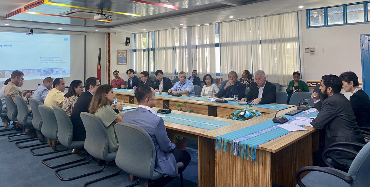 On Tuesday, 5 December 2023, the UN Timor-Leste organized a meeting with Development Partners supporting the country in the area of Trade Facilitation, to strengthen the articulation and coordination between the Development Partners.