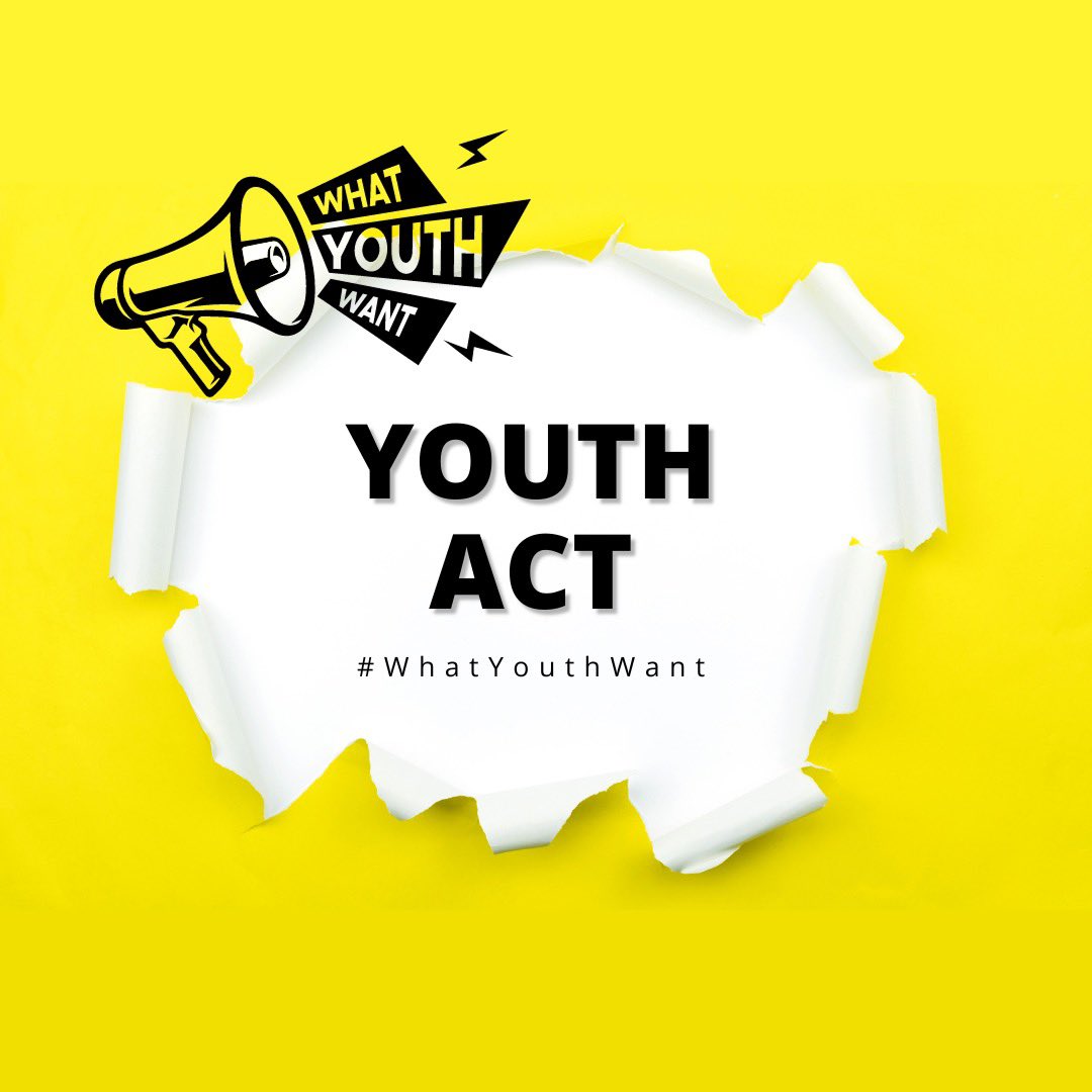 #WhatYouthWant is a pro-youth legislative agenda. The Youth Act is long overdue.

@weleadteam 
#WeLeadTrust