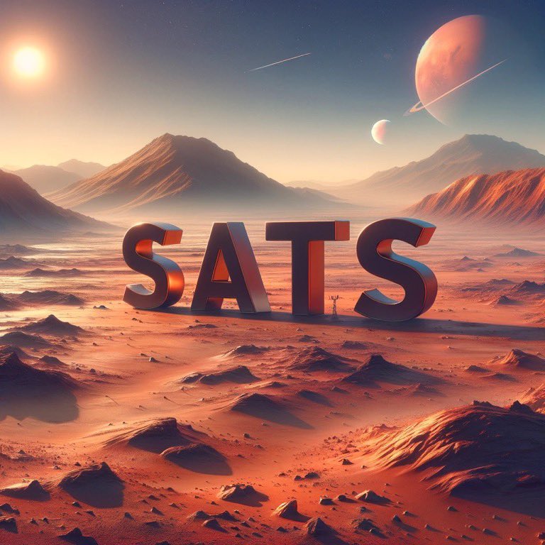 #SATS #BRC20 #BTC    #1SATS #nft $SATS $sats 
🚀
Sats to the moon！