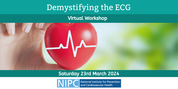 Don’t miss a beat! Demystifying the ECG workshop, Saturday 23rd March 2024. Learn all the basics you need to know about monitoring and traces in this excellent online foundation workshop. Book now nipc.ie/ecg-workshop-a…