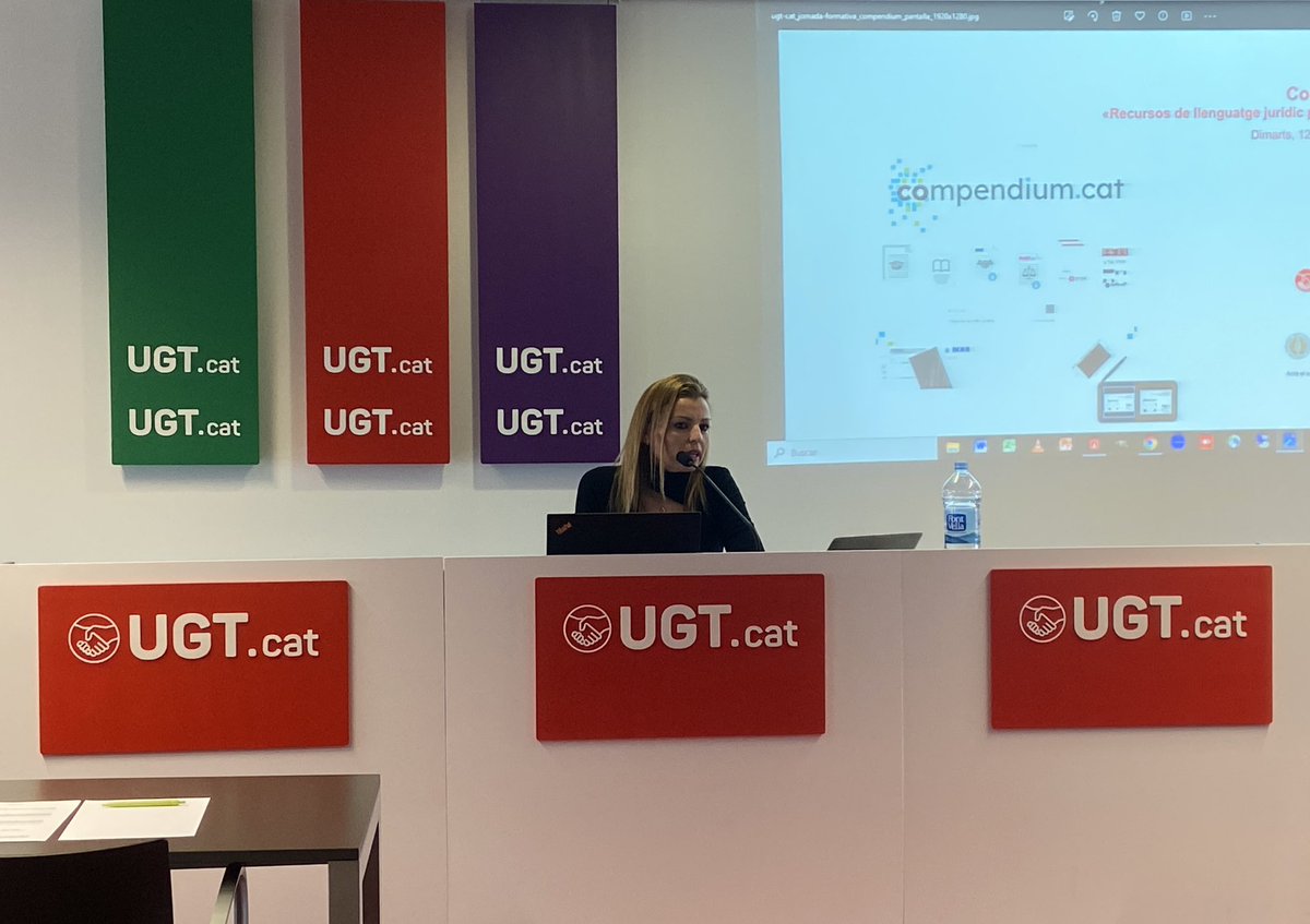 📄 Avui fem al nostre sindicat una activitat formativa per presentar el portal #CompendiumCat, on es promou i es fa difusió de documents i formularis ja redactats per facilitar-te la tasca sindical! 

Aquí trobaràs tots els recursos 👉 compendium.cat/descriptor/des…