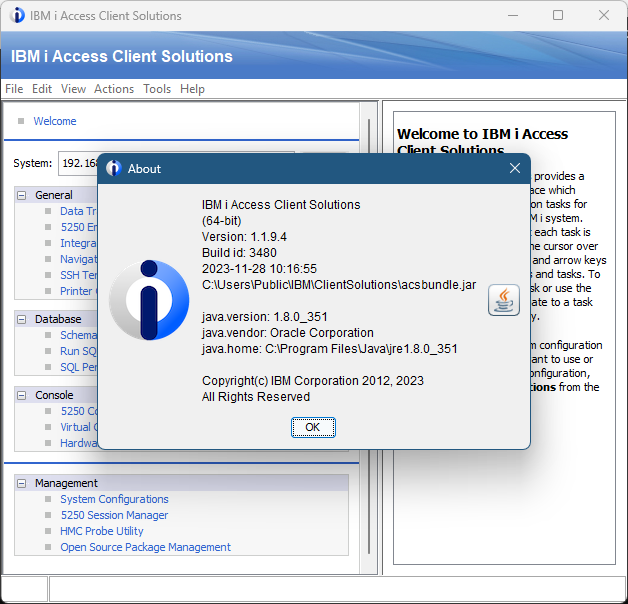 #IBMi ACS 1.1.9.4 now available! #IBMChampion <a href="/FormaServe/">FormaServe</a> <a href="/PowerWire/">PowerWire</a> ibm.biz/IBMi_ACS