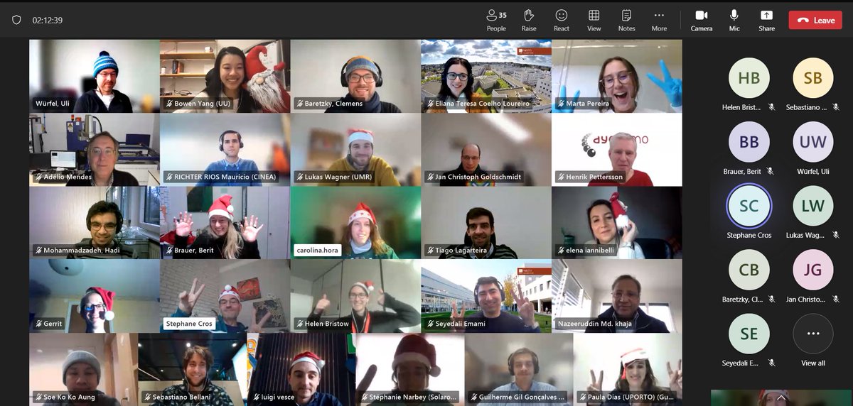 Wrapping up a year of achievements with a festive online meeting. The session served as a platform to collectively review results, discuss emerging possibilities, and collaboratively address challenges encountered throughout the year. #DIAMONDeuproject #PSCdiamond #perovskite