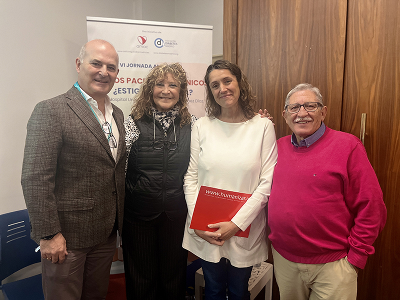 🔵Asociación Diabetes Madrid participó en la VI Jornada de AMAC “Somos pacientes Crónicos ¿Estigma y Honra?”.

La mesa 'Conviviendo con la enfermedad', estuvo moderada por Pilar Martínez, <a href="/PilarSusach/">Pilar MartinezGimeno</a>, presidenta de ADM

diabetesmadrid.org/adm-en-la-vi-j…

#diabetes #diabetESP