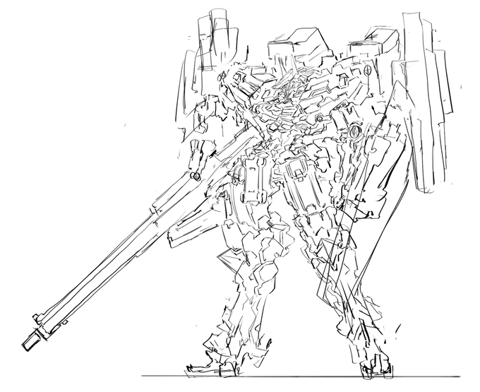 ラフ線起こしAIくん早く来るんだ…(ムリゾ 