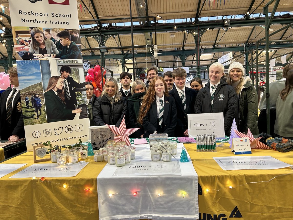 Glow &amp; Co. Big Market Event 🕯️
Well done to our Year 13 young entrepreneurs who impressed at the Big Market Event, St George's Market, last Wednesday. Alongside Business Advisor, Ben Dawson, the group were busy elves, working hard to create hand-poured candles 👏👏