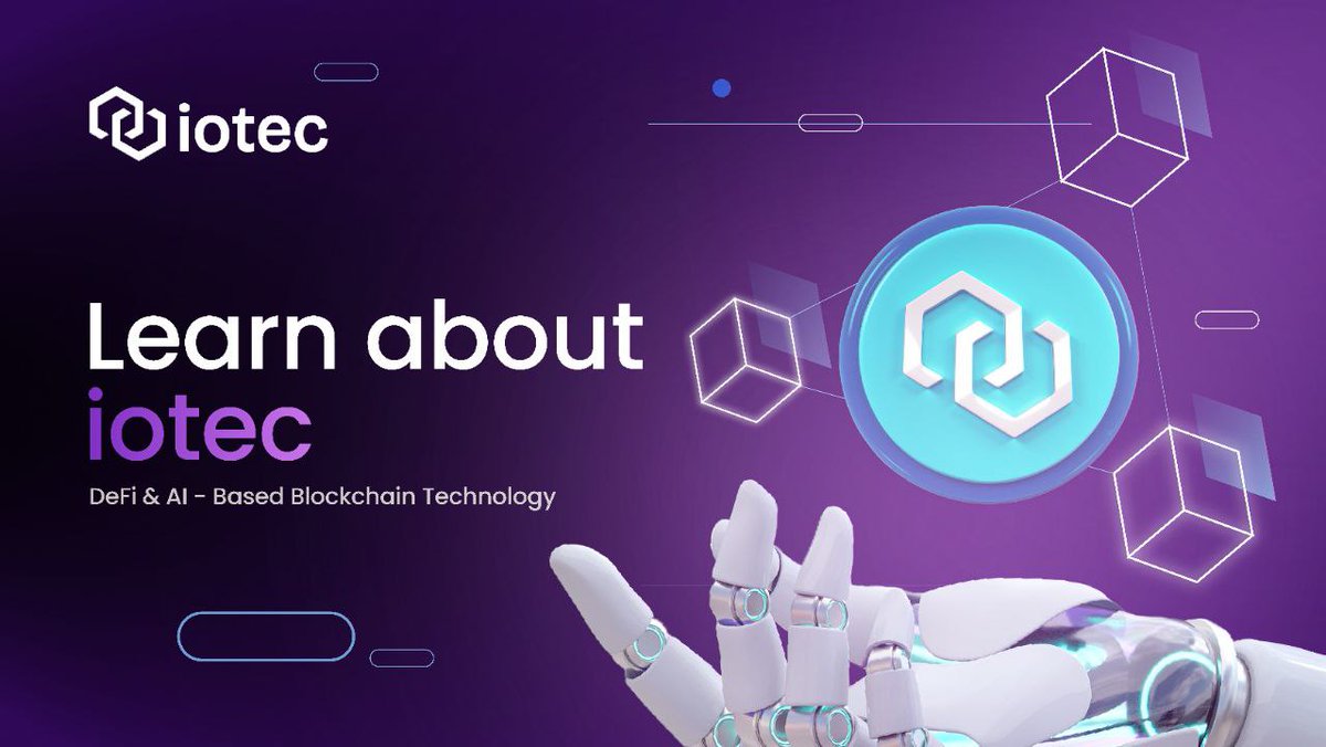 Hello crypto world, we're @iotecfinance We are excited to introduce ourselves, we're more than just a platform We are leading a movement that will transform Artificial intelligence (AI) in blockchain technology Are you ready to join us in this revolutionary movement? Let's go