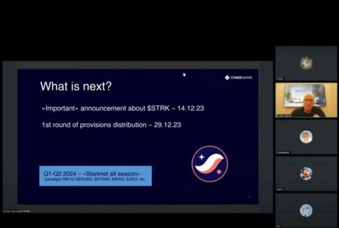 rajbugs's tweet image. 💰If you are a Starknet user, there is a good news coming in 2 days! 💰

📅 December 14:
✅ $STRK token announcement (*Airdrop eligibility check)

📅 December 29:
✅ Token Distribution (*Airdrop claim)

*Most probably

#Starknet #starknetairdrop #starknettoken #STRK #STRKAirdrop
