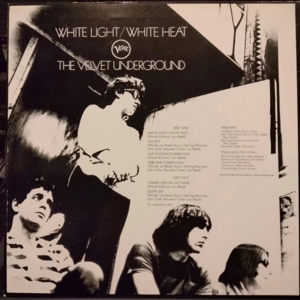 #NowPlaying
#ヴェルヴェットアンダーグラウンド #thevelvetunderground 
ホワイト・ライト / ホワイト・ヒート

#西成区　#レコードバー　#アナログレコード　#大阪レコードバー