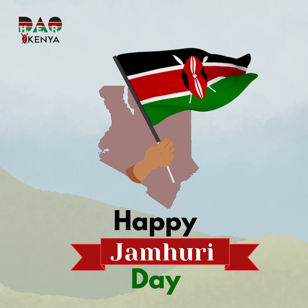 H.E.R. DAO Kenya wishes all Kenyans a day filled with joy, pride, and unity as we celebrate our nation's independence. May the spirit of Jamhuri Day inspire continued prosperity and togetherness.  #TechForwomenEmpowerment #KenyaAt60'