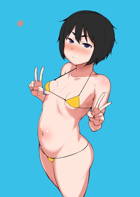 絵の息抜きに落書きをしている 