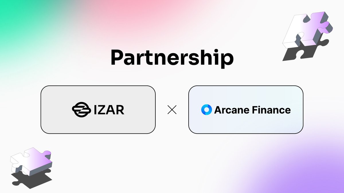 🚀 We are thrilled to announce a groundbreaking partnership with <a href="/arcane_finance/">Arcane Finance</a> . Our joint focus on user privacy in the <a href="/AleoHQ/">Aleo</a> ecosystem marks a new era in the #ZeFi realm.✨

#IZAR #Arcanefinance #partnership #Aleo #DeFI #ZKP #Privacy