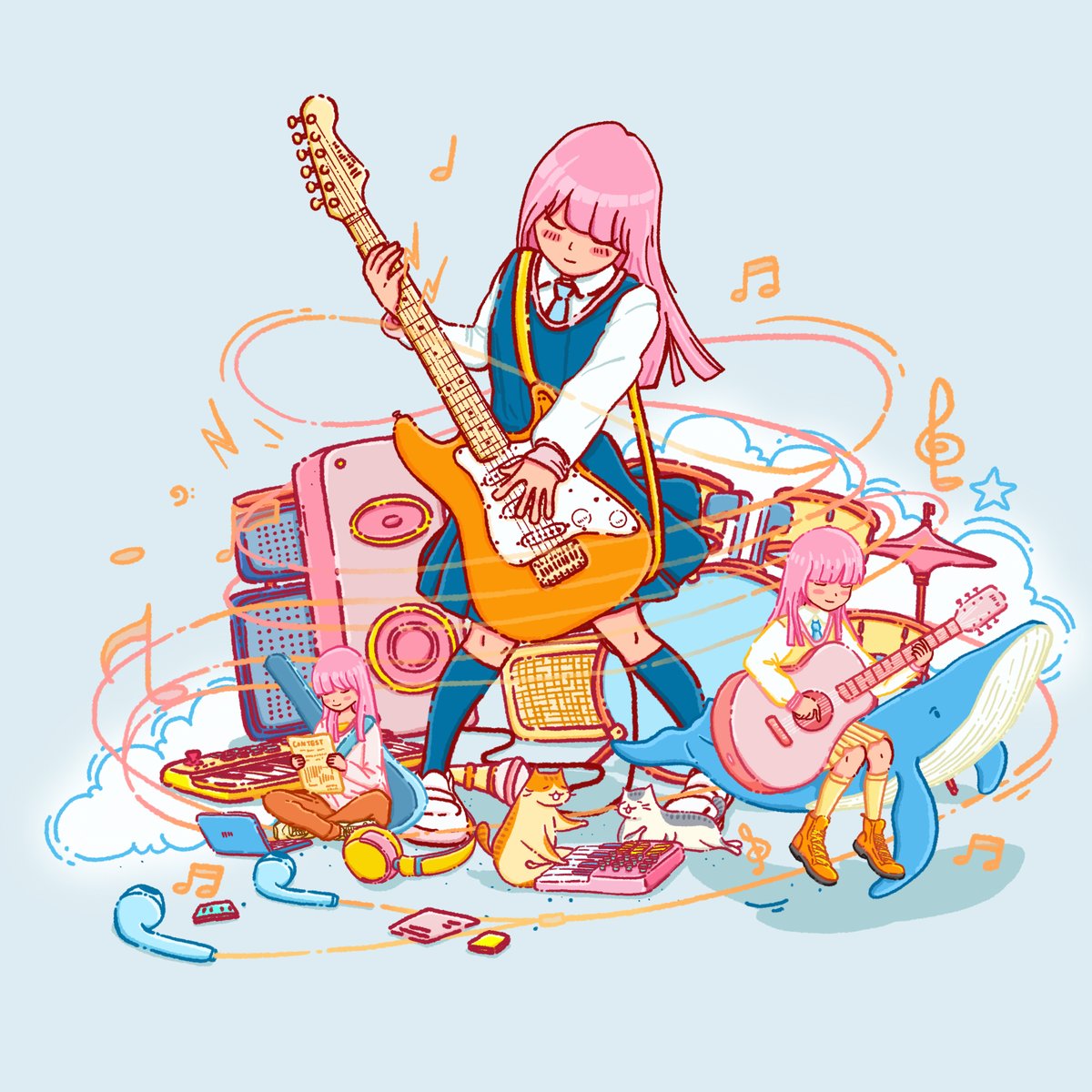 GM ✨
My new artwork "Dream Road" is now available on <a href="/exchgART/">Exchange Art</a> 
Effort will lead you to your dreams 💫🤍

Have a wonderful day.

link below