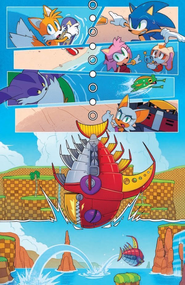 Some more preview pages for #IDWSonic winter jam. #Sonic #Sonicthehedgehog