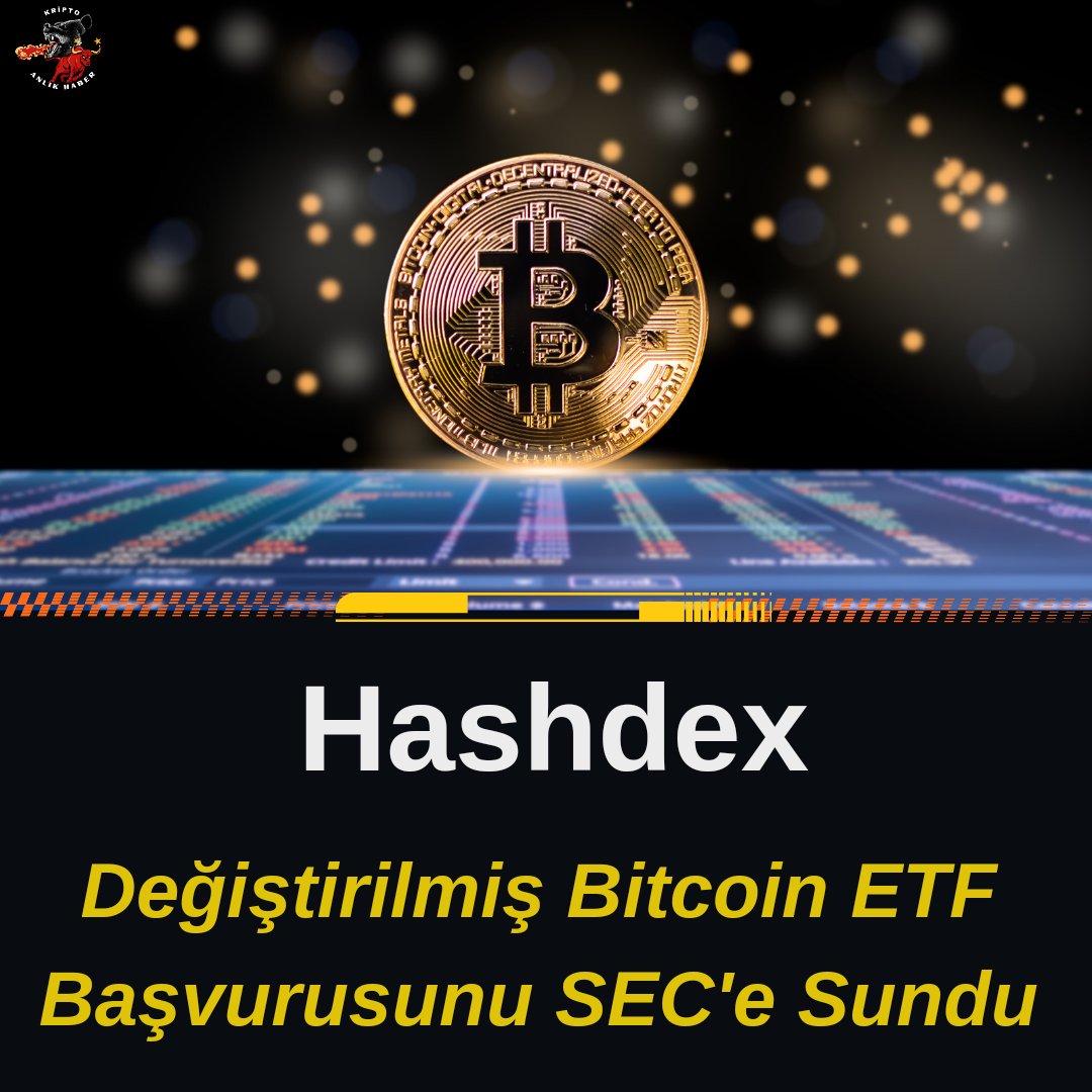 Kripto_iz's tweet image. Bloomberg #ETF analisti James Seyffart 

Twitter&apos;da #Hashdex&apos;in ABD Menkul Kıymetler ve Borsa Komisyonu&apos;na (SEC) spot #Bitcoin ETF&apos;si için değiştirilmiş bir S-1 başvurusu sunduğunu duyurdu.