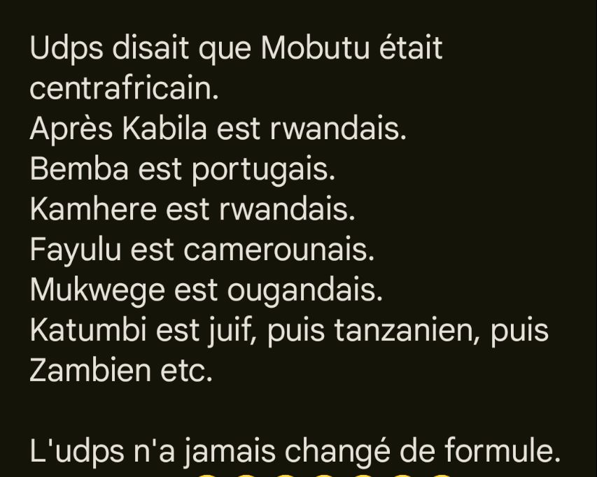 Tolobango's tweet photo. @Soldat_dAfrique @LitsaniChoukran @UKinDRC @ukinsouthafrica @moise_katumbi Aucune surprise https://t.co/3a6BwSp3nw