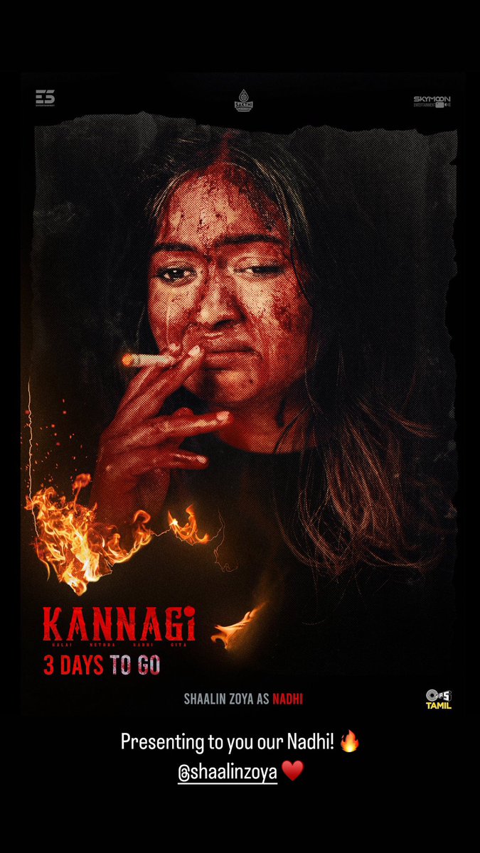 Keerthi Pandiyan (@ikeerthipandian) on Twitter photo Experience Nadhi through <a href="/shaalinofficial/">Shaalin Zoya</a>
#Kannagi release in 3 days
<a href="/Yechuofficial/">Yashwanth Kishore</a> Film
#KannagiFromDec15
<a href="/vidya_pradeep01/">Dr. Vidya Pradeep</a> <a href="/Ammu_Abhirami/">AmmuAbhirami</a>
<a href="/vetri_artist/">Vetri</a> @adheshwar
<a href="/shaanrahman/">Shaan Rahman</a>
<a href="/ramji_ragebe1/">Ramji</a>
<a href="/E5ntertainment/">E5 Entertainment</a> <a href="/Skymoonent/">Skymoon_entertainment</a> <a href="/SakthiFilmFctry/">Sakthi Film Factory</a> <a href="/viyaki_s/">Viyaki</a> Experience Nadhi through <a href="/shaalinofficial/">Shaalin Zoya</a>
#Kannagi release in 3 days
<a href="/Yechuofficial/">Yashwanth Kishore</a> Film
#KannagiFromDec15
<a href="/vidya_pradeep01/">Dr. Vidya Pradeep</a> <a href="/Ammu_Abhirami/">AmmuAbhirami</a>
<a href="/vetri_artist/">Vetri</a> @adheshwar
<a href="/shaanrahman/">Shaan Rahman</a>
<a href="/ramji_ragebe1/">Ramji</a>
<a href="/E5ntertainment/">E5 Entertainment</a> <a href="/Skymoonent/">Skymoon_entertainment</a> <a href="/SakthiFilmFctry/">Sakthi Film Factory</a> <a href="/viyaki_s/">Viyaki</a>