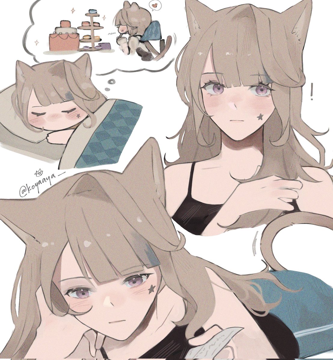 koyaaya_'s tweet photo. sleepy 🐱
#原神 #GenshinImpact #Lynette https://t.co/HFuO0j817O