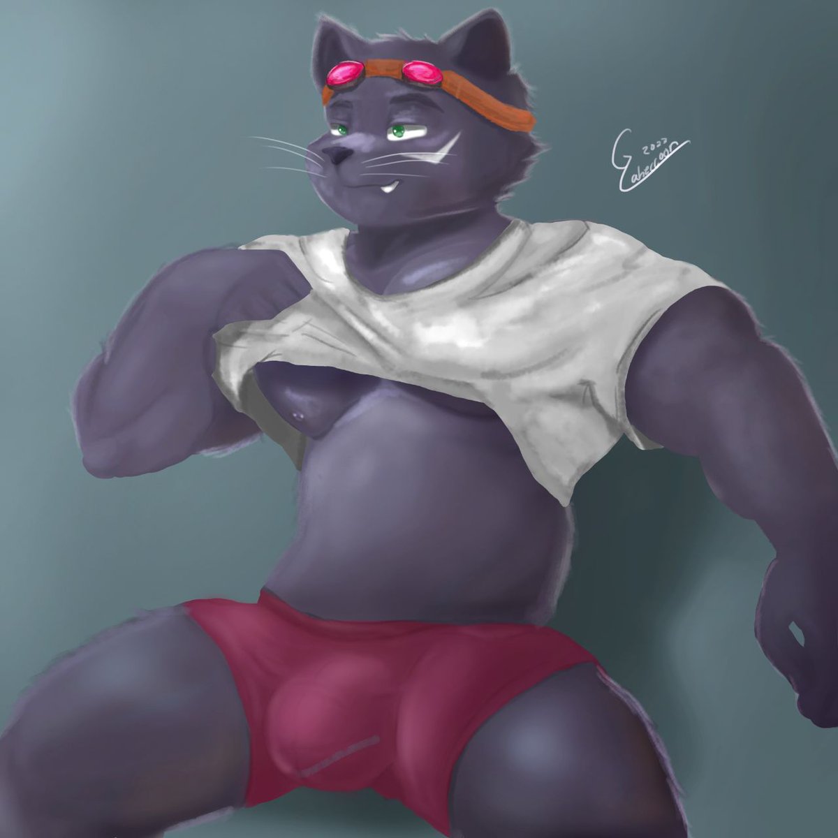 Gabeccoon's tweet photo. Dibujito para el buen @Forna_Catt  :]
#furry #furryartwork #furryart https://t.co/ZxWSnNCG6e
