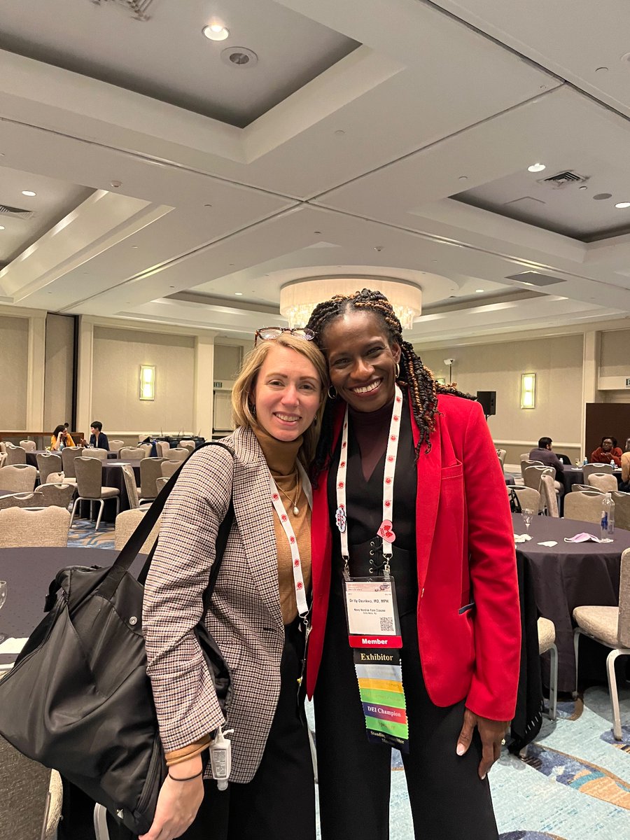 She is a force for good and a #bloodsister for sure!! Boy do I miss her - @novonordisk is lucky to have her. #shematology #ASH23 #conquerSCD @ASH_hematology