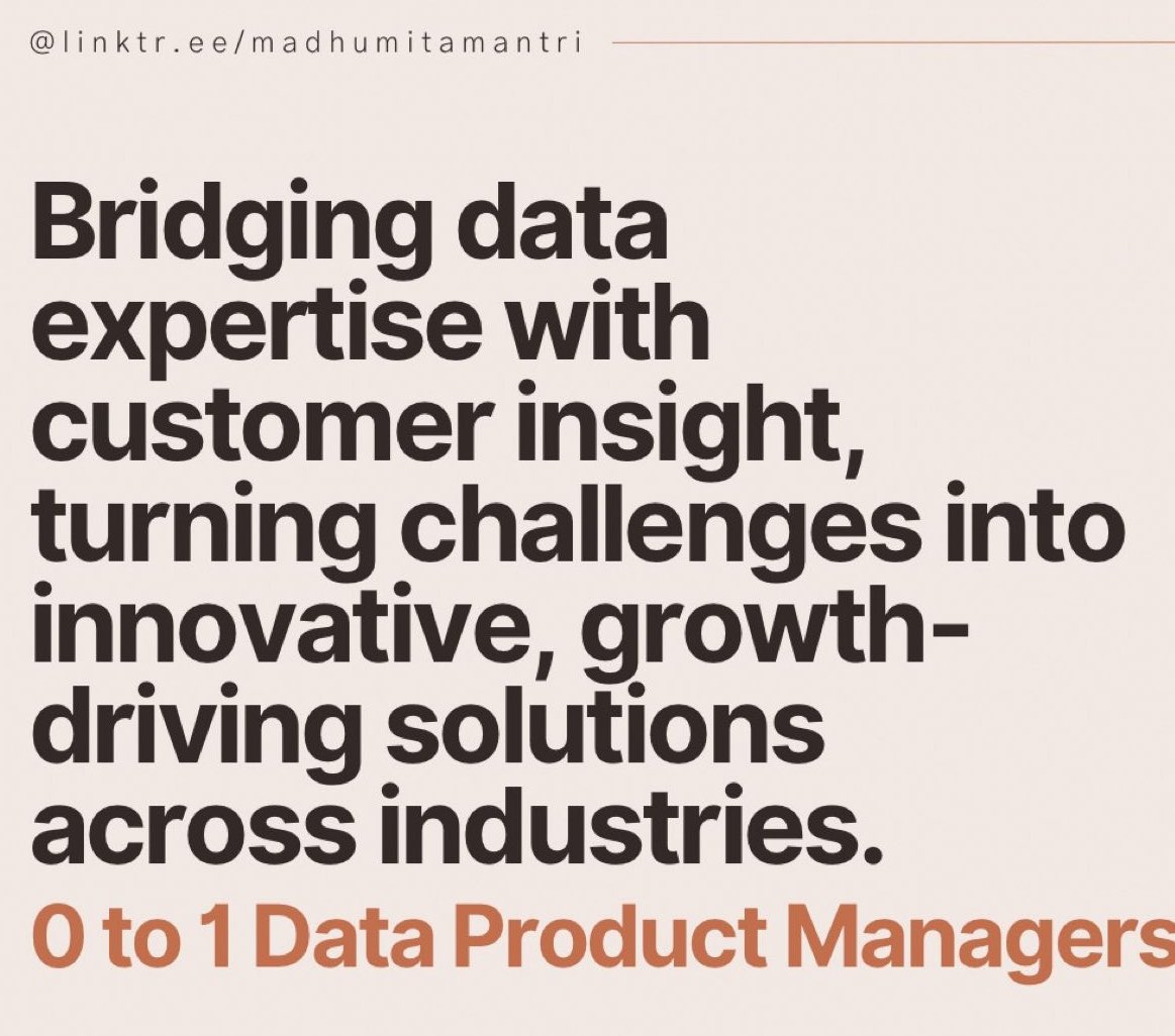 Ever wondered what it takes to become a groundbreaking 0 to 1 Data Product Manager? 

Discover the essential skills and pathways to excel in this dynamic role!

Read the article in the comment to learn more

#DataProductManagement #DataDrivenSolutions #UserCentric #businessimpact