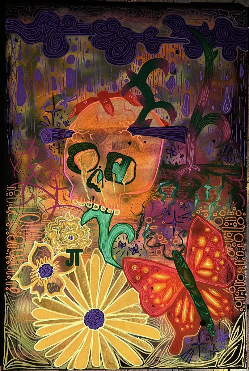 supbrostudios's tweet photo. new art!! ☠️🟢💜⭐️🩷
— #supbrostudios #supbr0studi0s #art #posca #poscapen #spraypaint https://t.co/Ad6mQQODl7