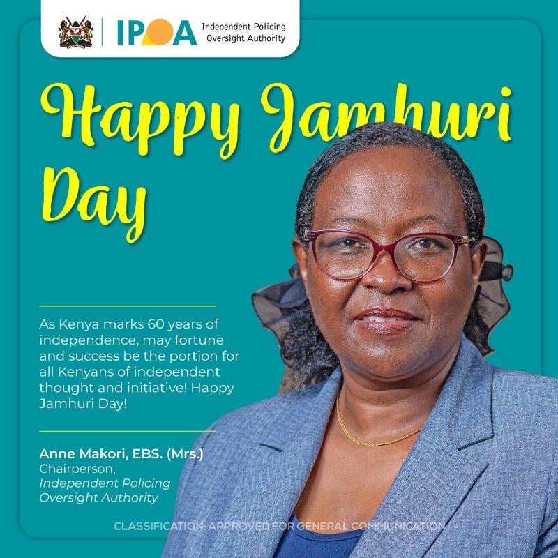 Chairperson, IPOA tweet media