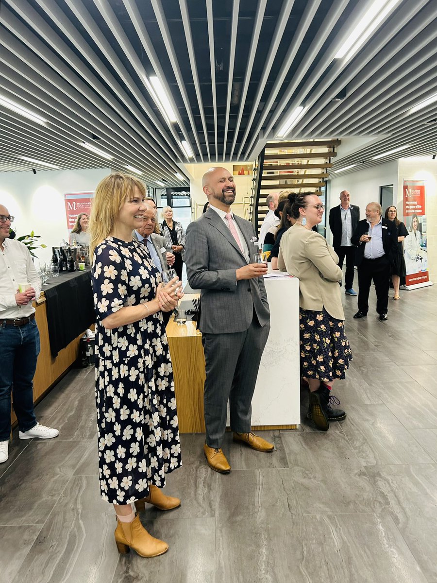 Lovely to be able to celebrate the remarkable service of Graham Malaghan as Chair of <a href="/Malaghan_Inst/">Malaghan Institute</a> for 35 years. 
Malaghans leading scientific research is another great news story for New Zealand.