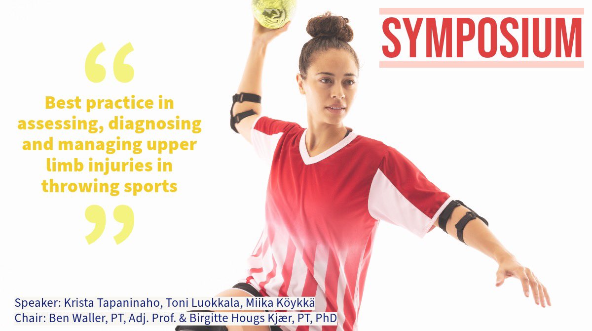 💡SPOTLIGHT🔦 The world Championship in female handball is played these days. Are you working with handball players? Or other throwing athletes? Check out this symposium 🙌🏻 #Sportskongres2024