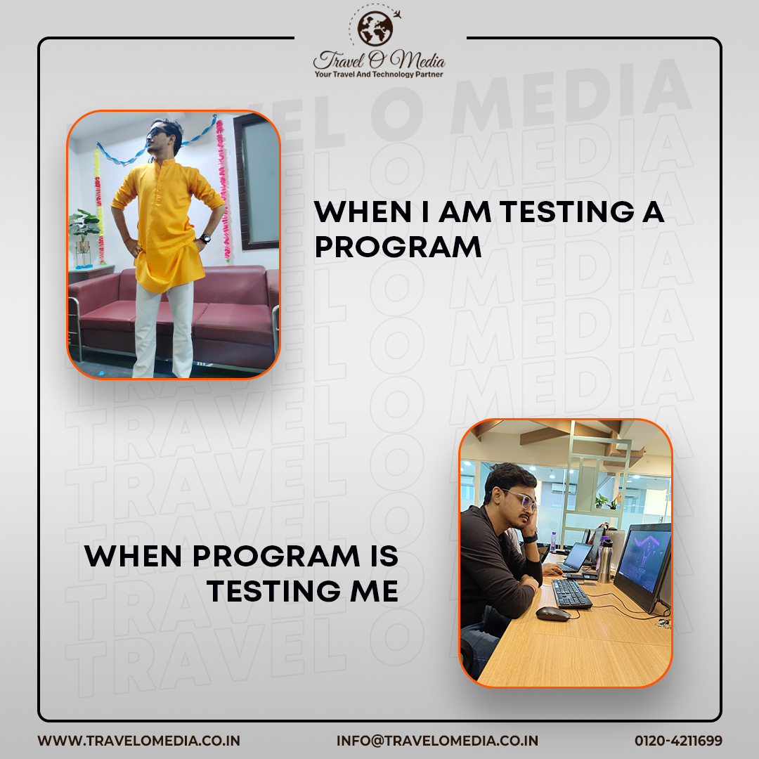 travelomedia019's tweet image. When developer testing a program. 👩💻🚀
Website : travelomedia.co.in
Email : info@travelomedia.co.in
Phone : 0120-4211699
#DeveloperTesting #QualityAssurance #SoftwareTesting #CodeTesting #Debugging #DevOps #AgileTesting #TestAutomation #ContinuousIntegration #QAEngineer