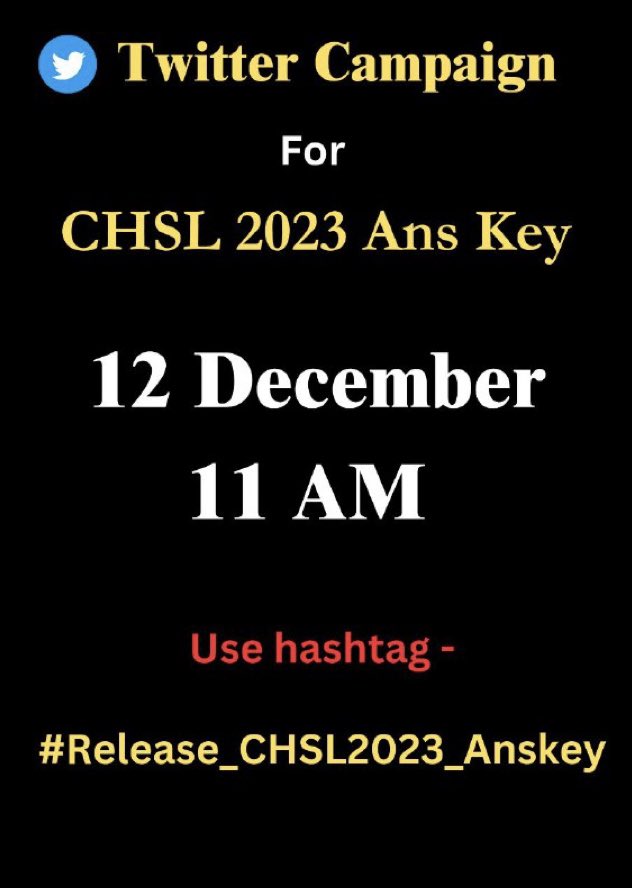 Delays in SSC CHSL 2023 Answer key is not justified. #Release_CHSL2023_Anskey