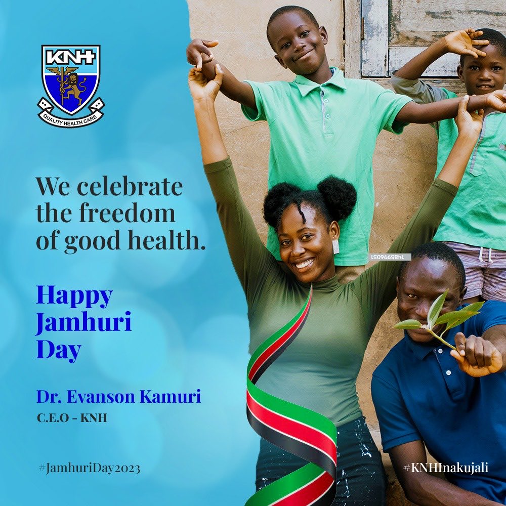 Let’s remain free from health challenges, happy Jamhuri day
